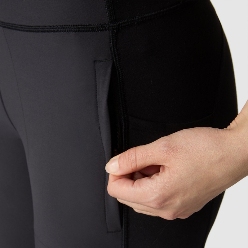 The North Face Bridgeway Hybrid Leggings Tnf Black | BCIQFT-027