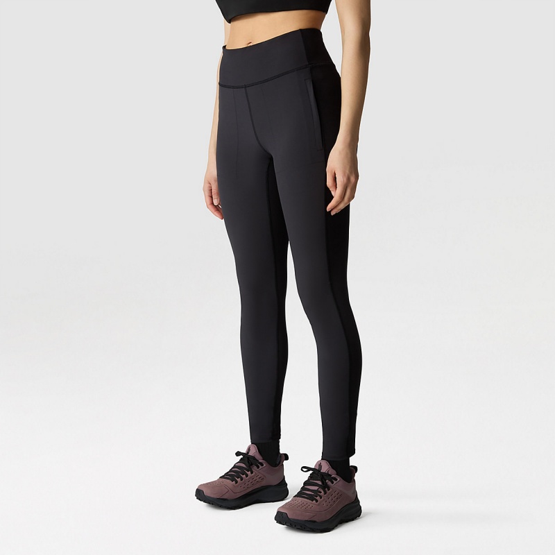 The North Face Bridgeway Hybrid Leggings Tnf Black | BCIQFT-027