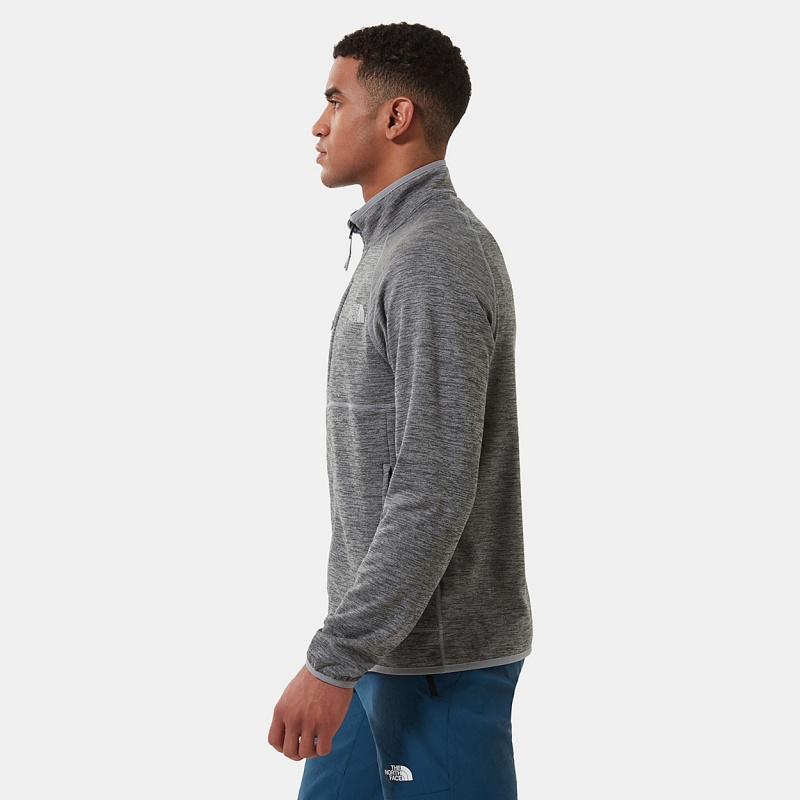 The North Face Canyonlands Full-Zip Fleece Jacket Tnf Medium Grey Heather | UDWBHC-041