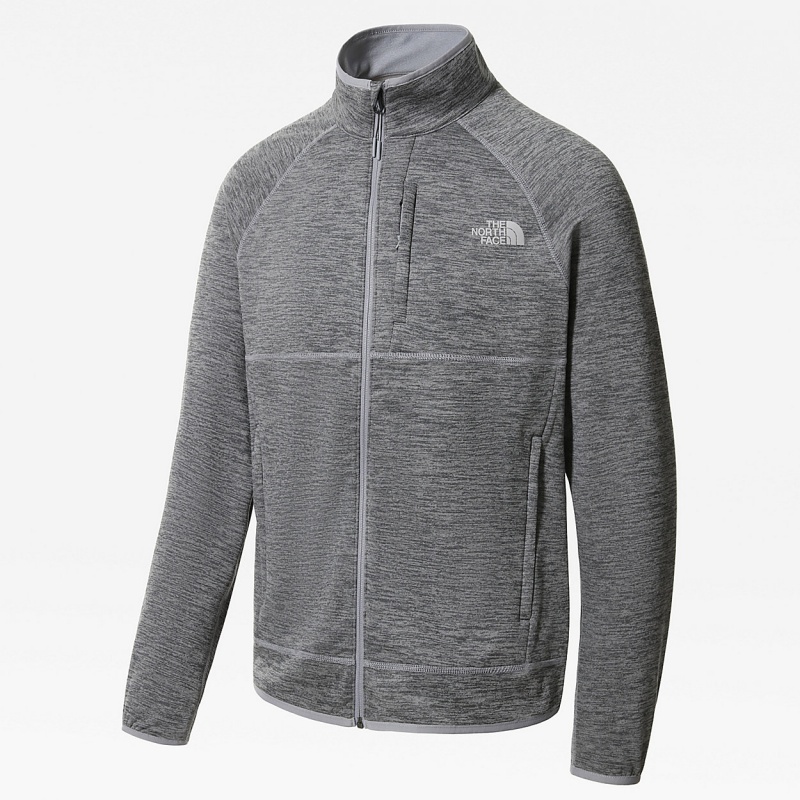 The North Face Canyonlands Full-Zip Fleece Jacket Tnf Medium Grey Heather | UDWBHC-041