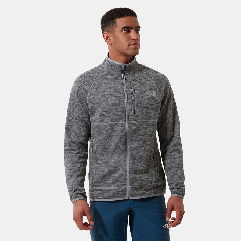 The North Face Canyonlands Full-Zip Fleece Jacket Tnf Medium Grey Heather | UDWBHC-041