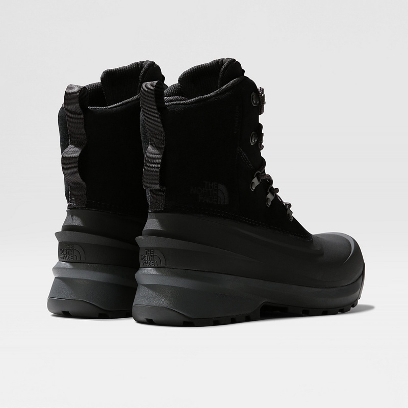 The North Face Chilkat V Lace Waterproof Hiking Boots Tnf Black - Asphalt Grey | JKQBSH-872