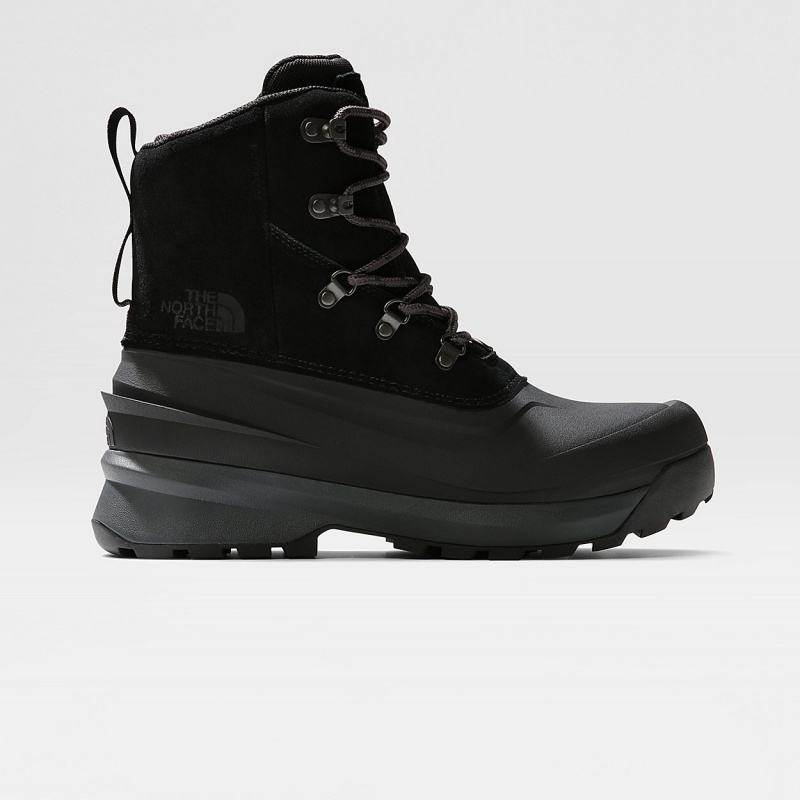 The North Face Chilkat V Lace Waterproof Hiking Boots Tnf Black - Asphalt Grey | JKQBSH-872