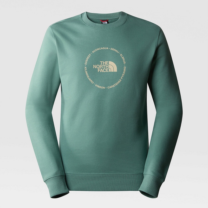 The North Face Circle Logo Sweater Dark Sage | DTVLOZ-934