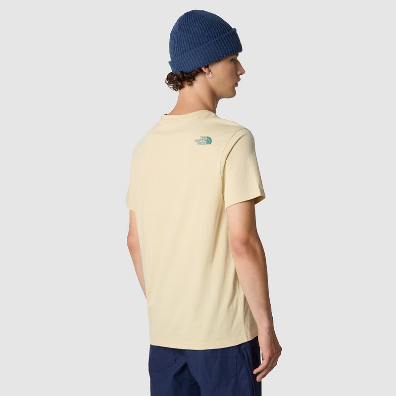 The North Face Circle Logo T-Shirt Gravel | LOFAYE-654