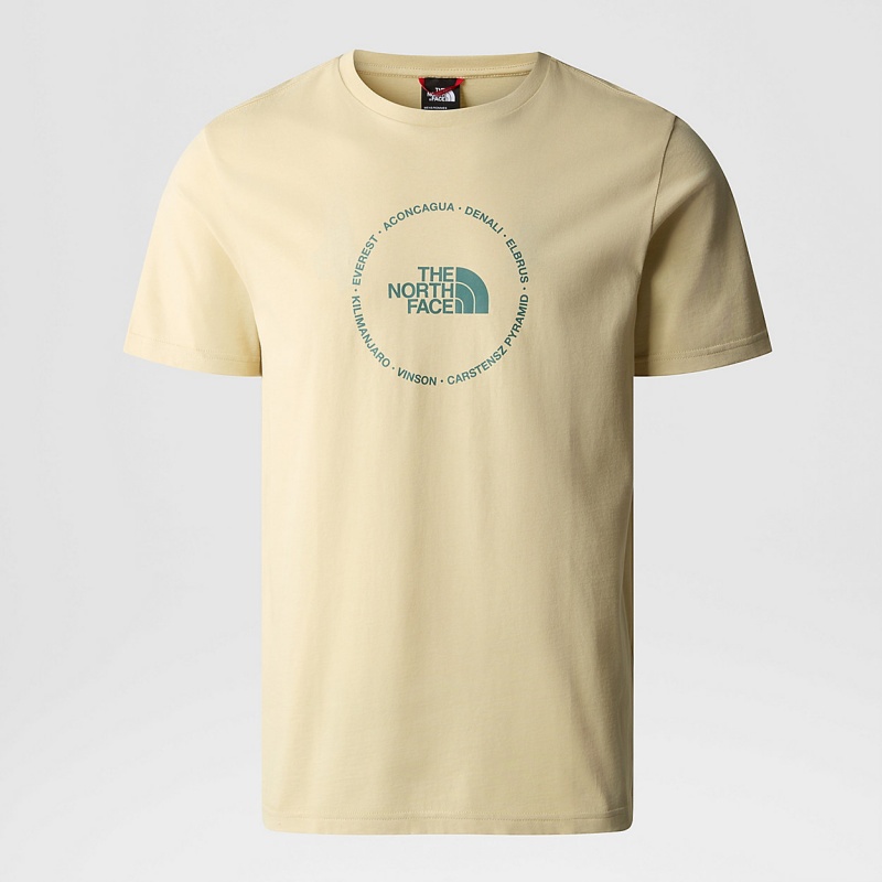 The North Face Circle Logo T-Shirt Gravel | LOFAYE-654