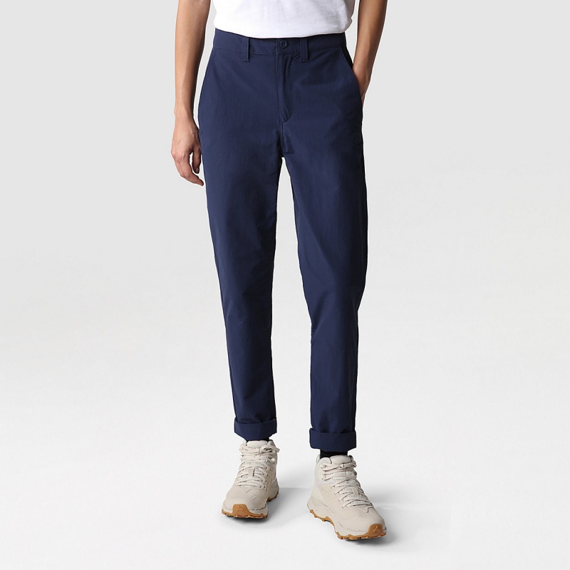 The North Face Classic Slim Straight Trousers Summit Navy | ZCIWDV-384