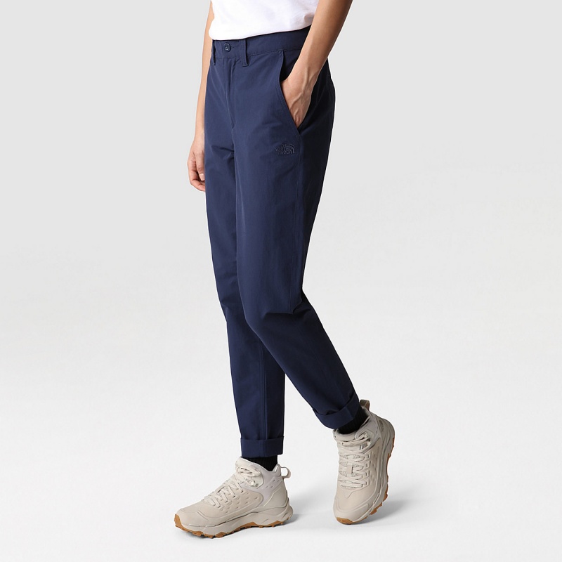 The North Face Classic Slim Straight Trousers Summit Navy | ZCIWDV-384