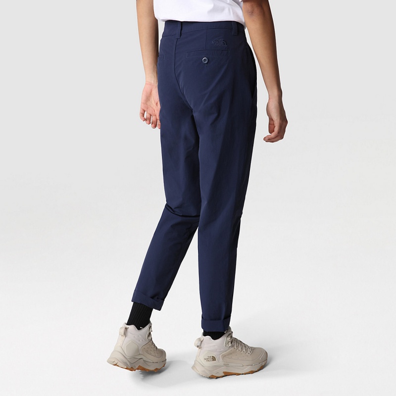 The North Face Classic Slim Straight Trousers Summit Navy | ZCIWDV-384