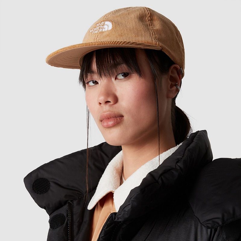 The North Face Corduroy Cap Almond Butter | UNHSLF-297