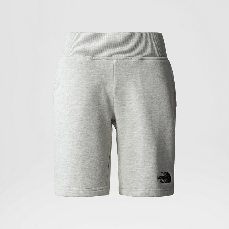 The North Face Cotton Shorts Tnf Light Grey Heather | UERZOV-392