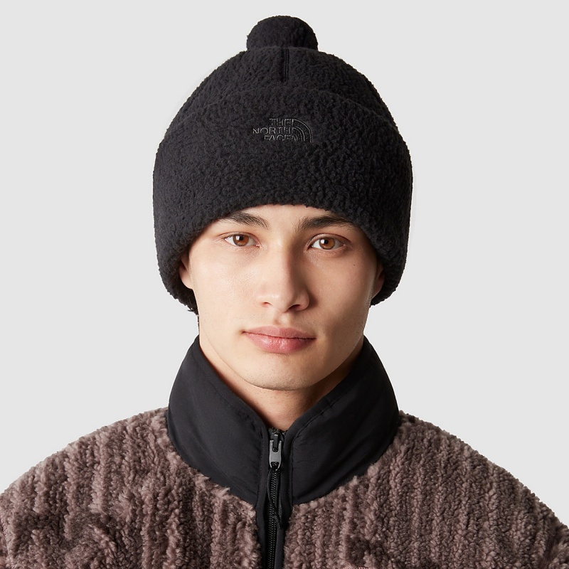 The North Face Cragmont Fleece Beanie Tnf Black - Tnf Black | XYHMTJ-629