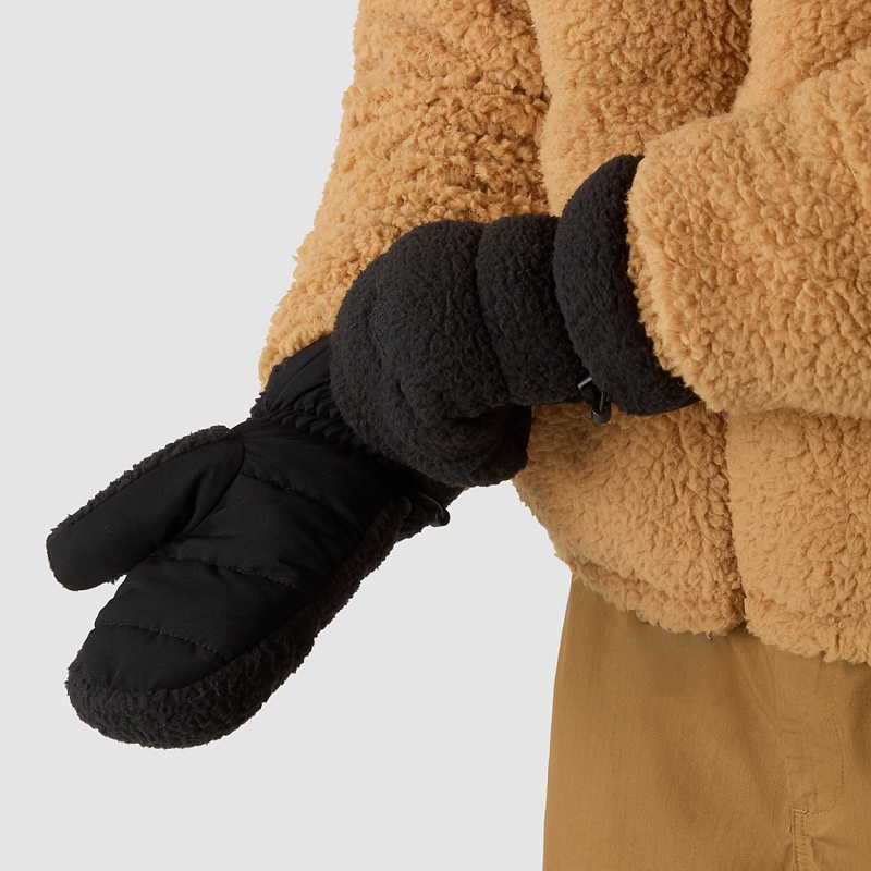 The North Face Cragmont Fleece Mittens Tnf Black - Tnf Black | UGHAME-493