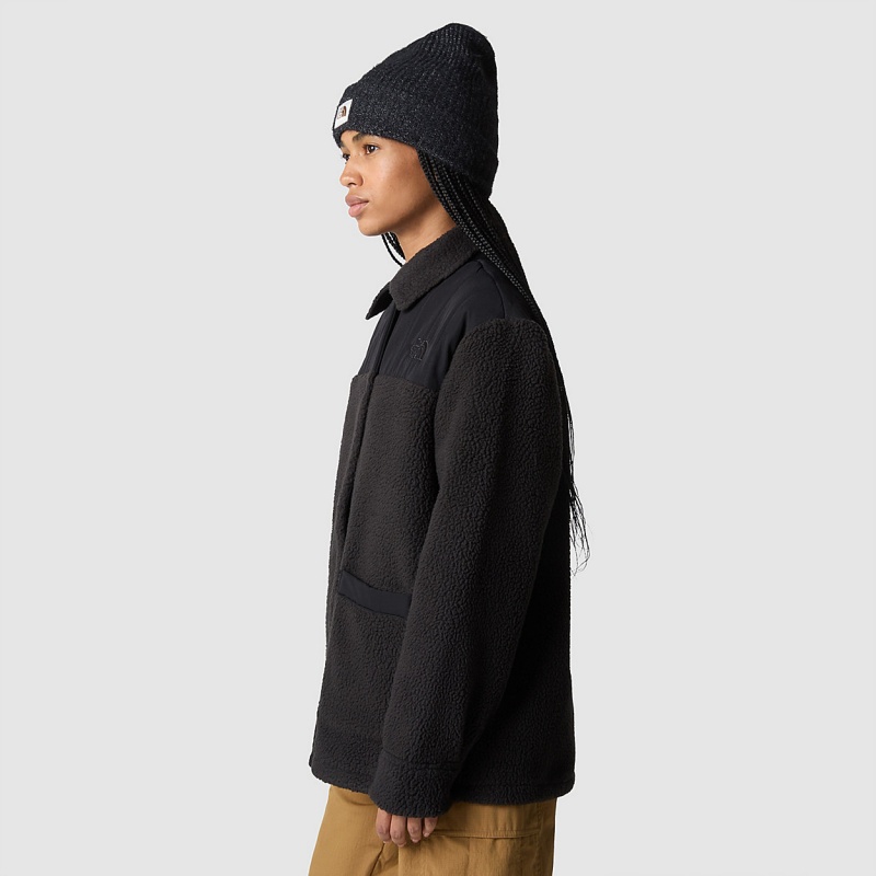 The North Face Cragmont Fleece Shacket Tnf Black | MNXPQC-074