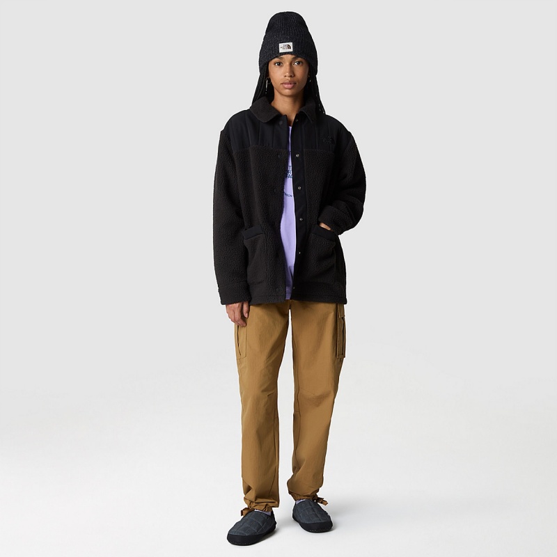 The North Face Cragmont Fleece Shacket Tnf Black | MNXPQC-074