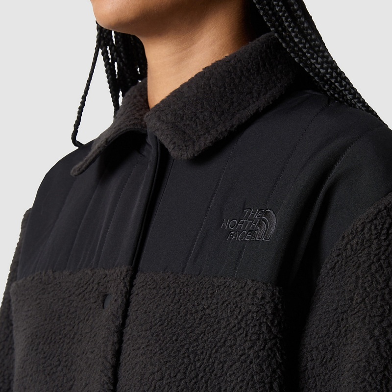 The North Face Cragmont Fleece Shacket Tnf Black | MNXPQC-074