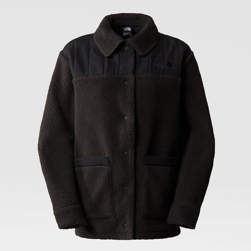 The North Face Cragmont Fleece Shacket Tnf Black | MNXPQC-074