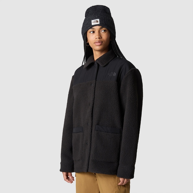 The North Face Cragmont Fleece Shacket Tnf Black | MNXPQC-074