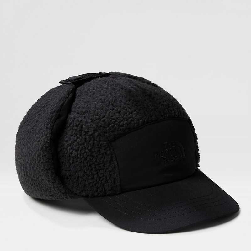 The North Face Cragmont Fleece Trapper Hat Tnf Black - Tnf Black | QVEPJX-249