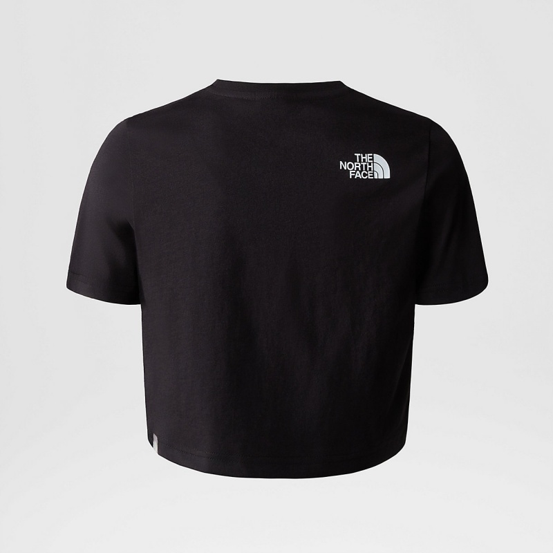 The North Face Cropped Easy T-Shirt Tnf Black | LGTCHZ-439