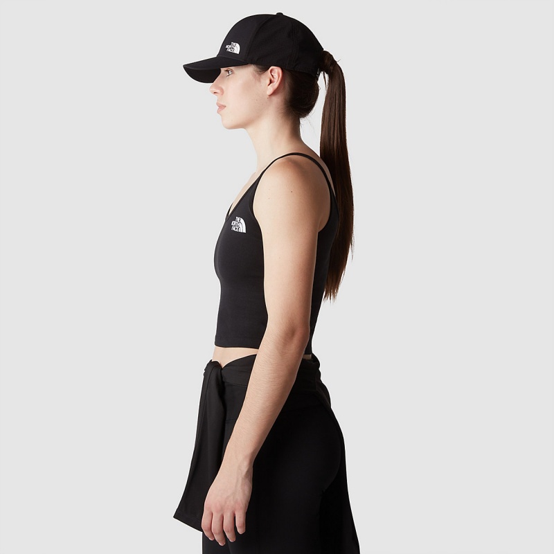 The North Face Cropped Tank Top Tnf Black | NWIVOZ-634