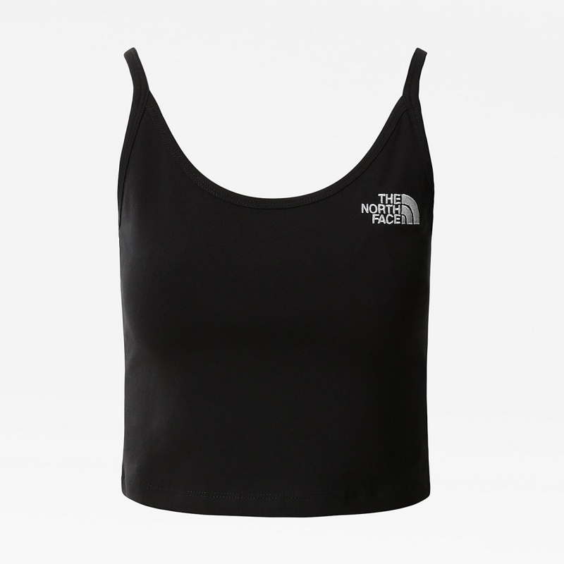 The North Face Cropped Tank Top Tnf Black | NWIVOZ-634