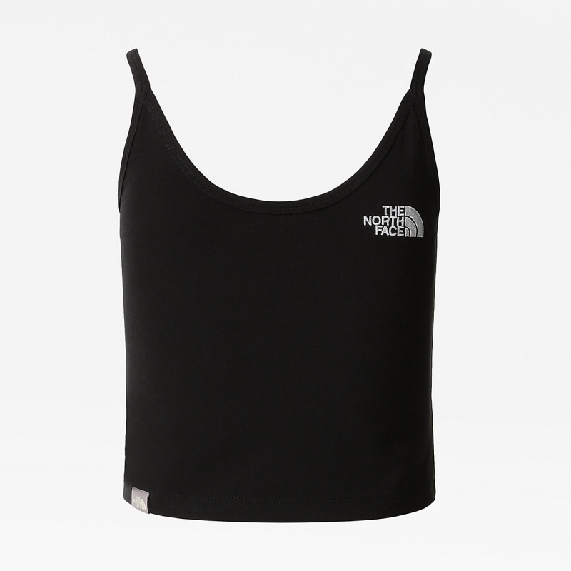 The North Face Cropped Tank Top Tnf Black | NWIVOZ-634