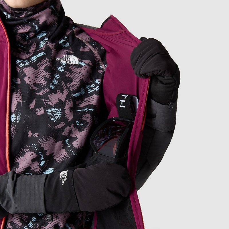 The North Face Dawn Turn Hybrid Ventrix™ Midlayer Jacket Asphalt Grey - Boysenberry | ANKDQL-349