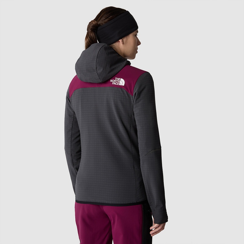 The North Face Dawn Turn Hybrid Ventrix™ Midlayer Jacket Asphalt Grey - Boysenberry | ANKDQL-349