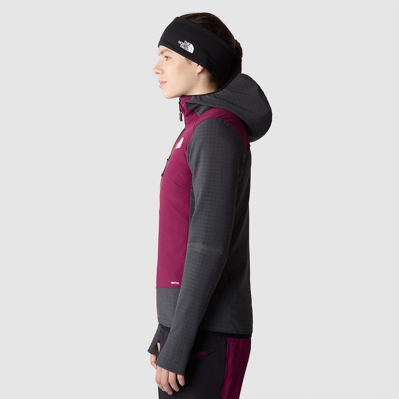 The North Face Dawn Turn Hybrid Ventrix™ Midlayer Jacket Asphalt Grey - Boysenberry | ANKDQL-349