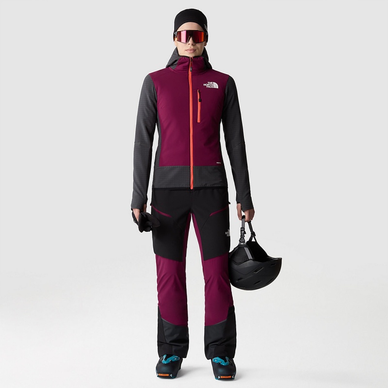 The North Face Dawn Turn Hybrid Ventrix™ Midlayer Jacket Asphalt Grey - Boysenberry | ANKDQL-349