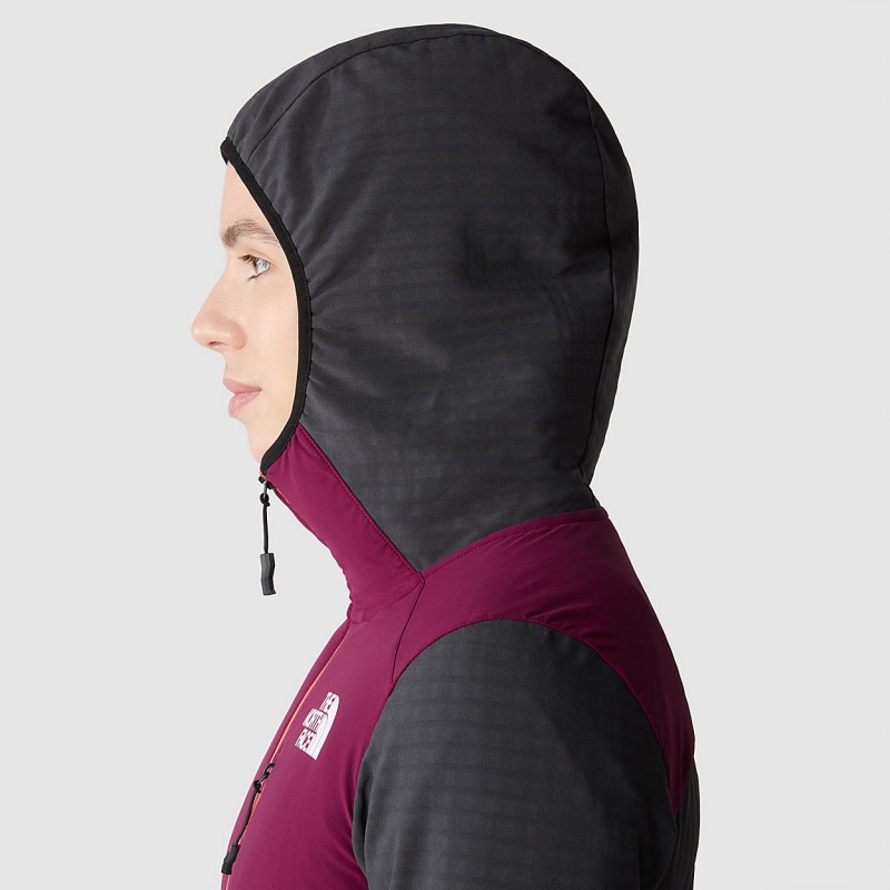 The North Face Dawn Turn Hybrid Ventrix™ Midlayer Jacket Asphalt Grey - Boysenberry | ANKDQL-349