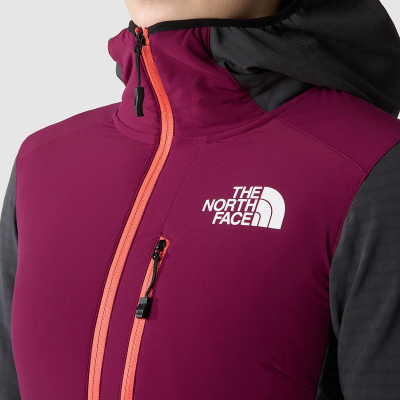 The North Face Dawn Turn Hybrid Ventrix™ Midlayer Jacket Asphalt Grey - Boysenberry | ANKDQL-349