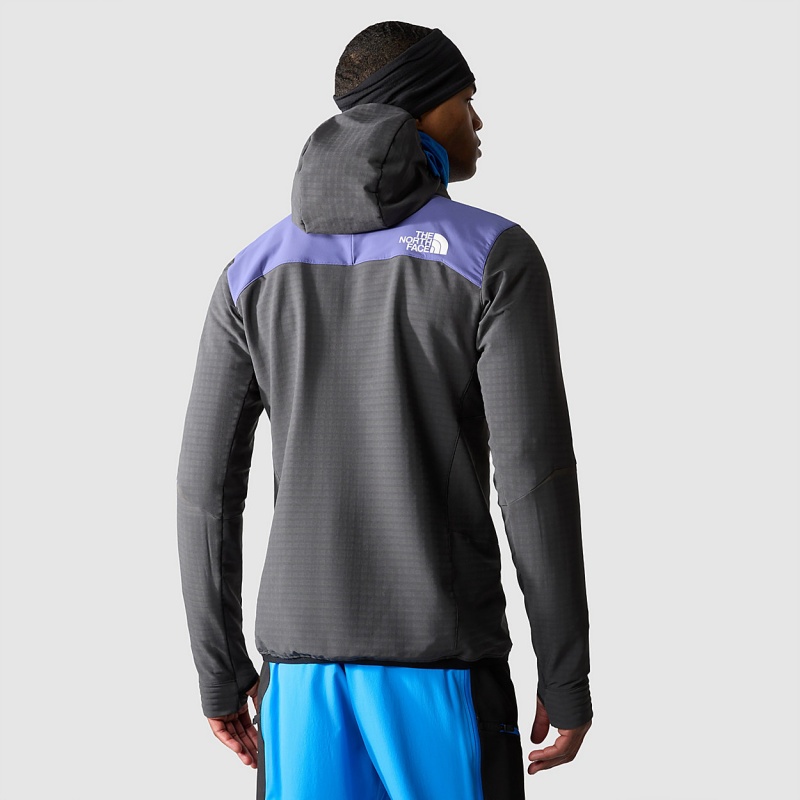 The North Face Dawn Turn Hybrid Ventrix™ Midlayer Jacket Asphalt Grey - Cave Blue | WVGPHL-432