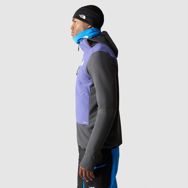 The North Face Dawn Turn Hybrid Ventrix™ Midlayer Jacket Asphalt Grey - Cave Blue | WVGPHL-432