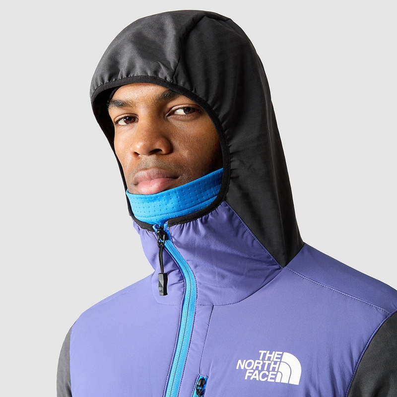 The North Face Dawn Turn Hybrid Ventrix™ Midlayer Jacket Asphalt Grey - Cave Blue | WVGPHL-432