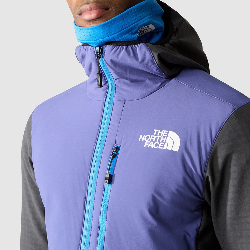 The North Face Dawn Turn Hybrid Ventrix™ Midlayer Jacket Asphalt Grey - Cave Blue | WVGPHL-432