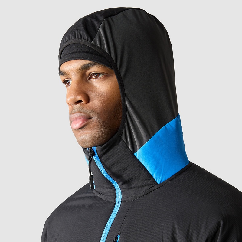 The North Face Dawn Turn Hybrid Ventrix™ Hooded Jacket Optic Blue - Tnf Black - Asphalt Grey | RDBXMP-938