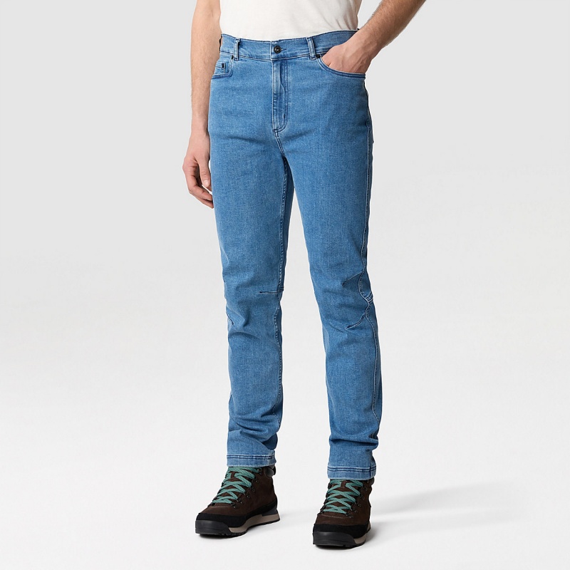 The North Face Denim Trousers Summit Navy | KYFAGN-593