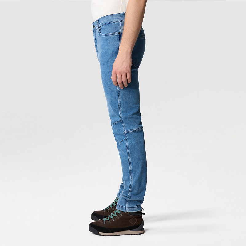 The North Face Denim Trousers Summit Navy | KYFAGN-593