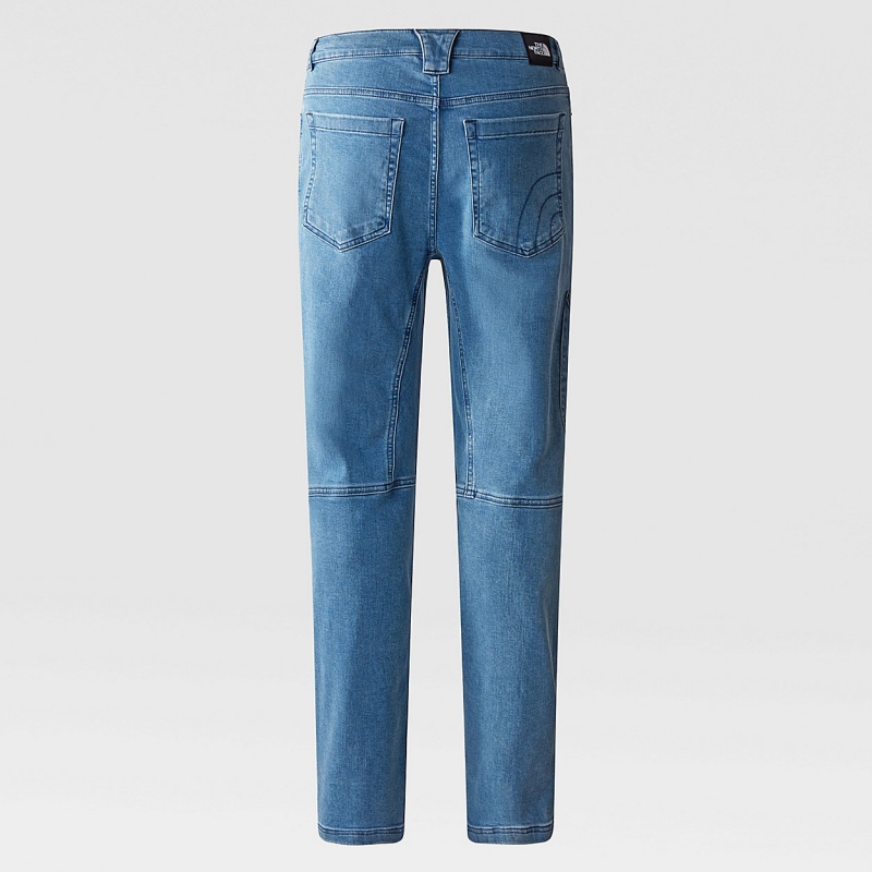 The North Face Denim Trousers Summit Navy | KYFAGN-593