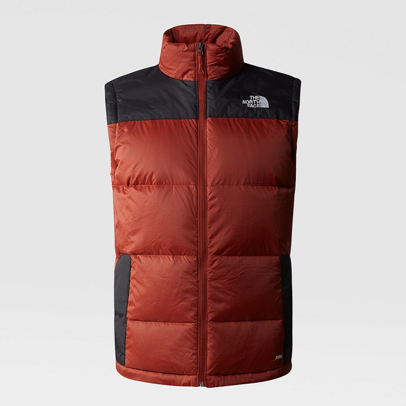 The North Face Diablo Down Gilet Brandy Brown/Tnf Black | TEXMIK-910