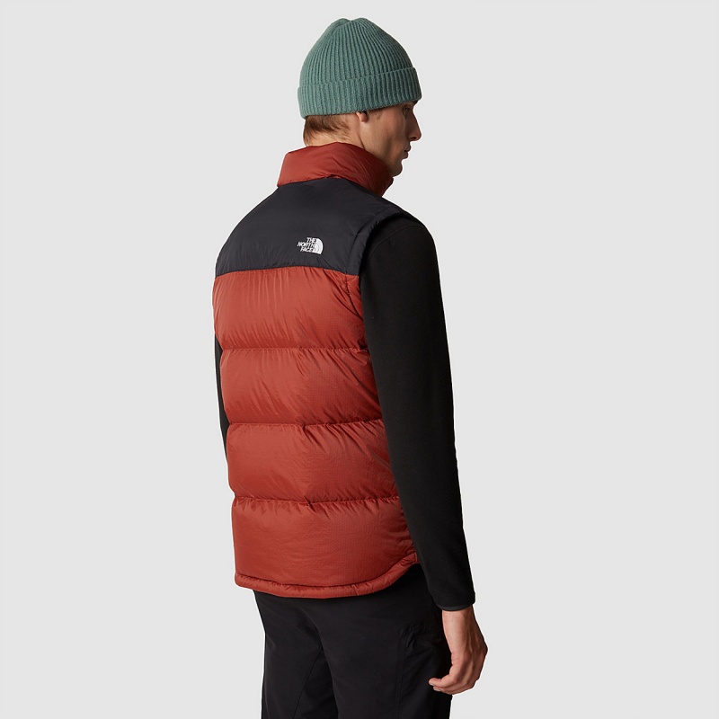 The North Face Diablo Down Gilet Brandy Brown/Tnf Black | TEXMIK-910