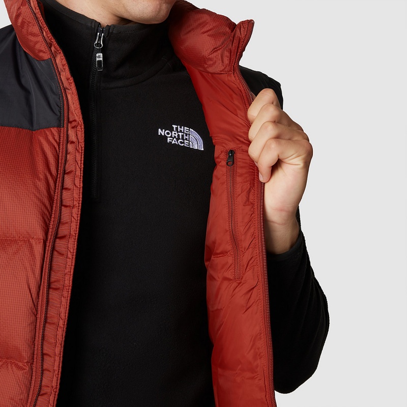 The North Face Diablo Down Gilet Brandy Brown/Tnf Black | TEXMIK-910