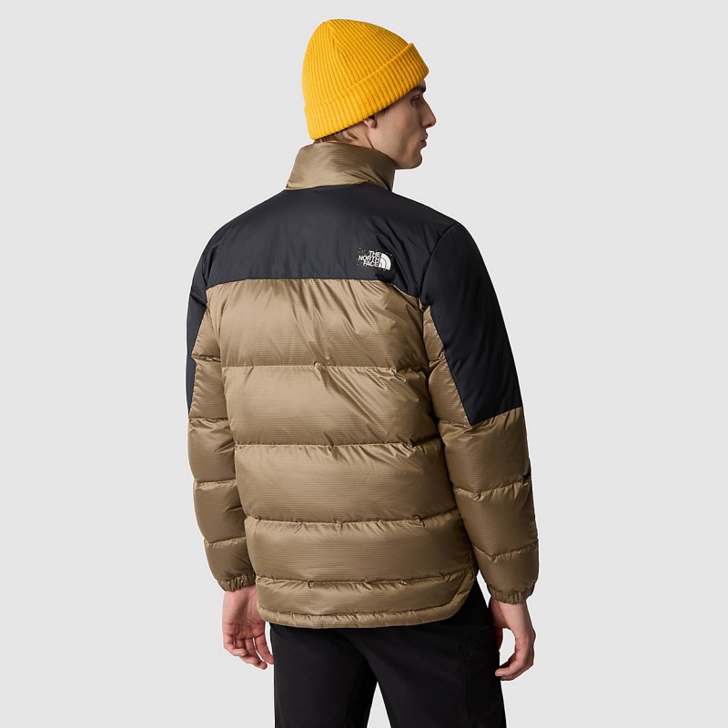 The North Face Diablo Down Jacket Almond Butter/Tnf Black | IRBQXN-134