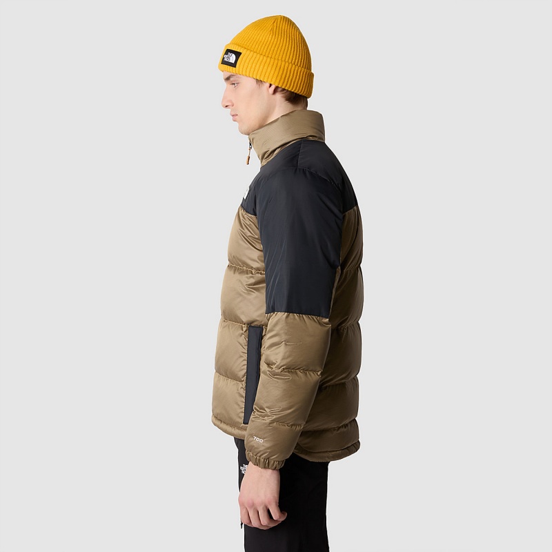 The North Face Diablo Down Jacket Almond Butter/Tnf Black | IRBQXN-134