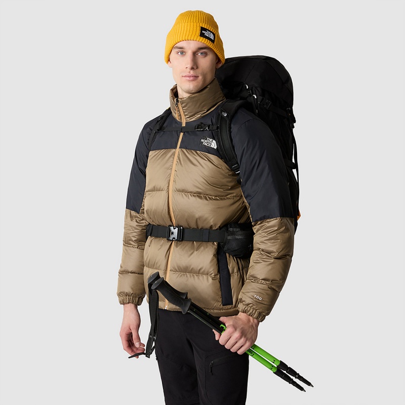 The North Face Diablo Down Jacket Almond Butter/Tnf Black | IRBQXN-134