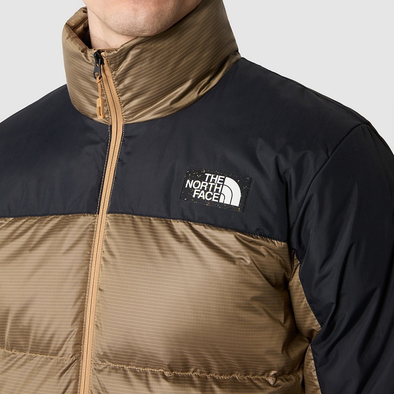 The North Face Diablo Down Jacket Almond Butter/Tnf Black | IRBQXN-134