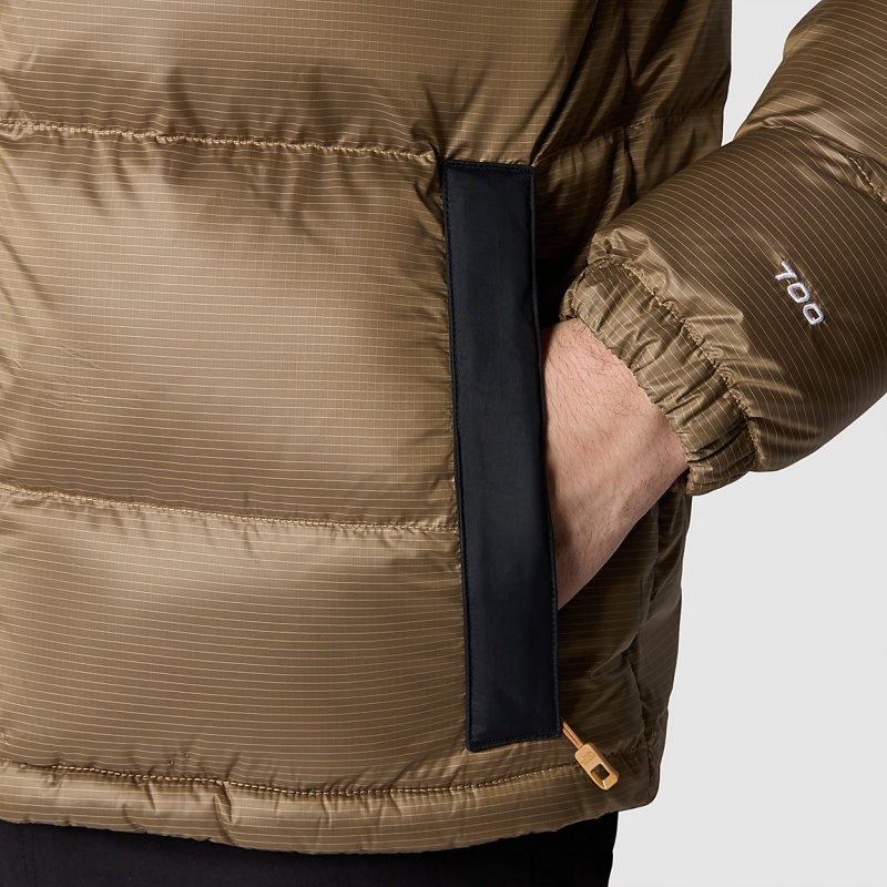 The North Face Diablo Down Jacket Almond Butter/Tnf Black | IRBQXN-134