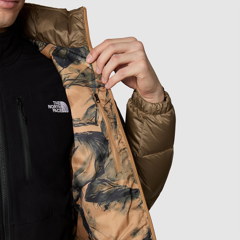 The North Face Diablo Down Jacket Almond Butter/Tnf Black | IRBQXN-134